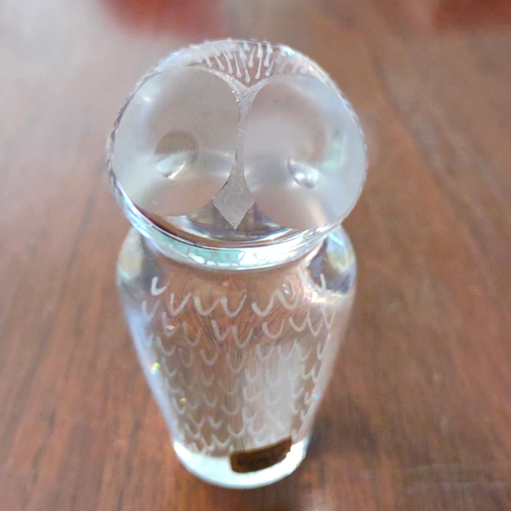 Kosta Glass Owl